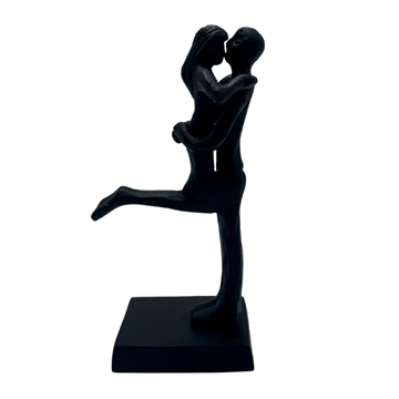 By Room - Figur, Forelsket Par H:19cm - Black