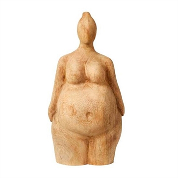 Speedtsberg - Kvinde Figur H:24cm - Mangotræ