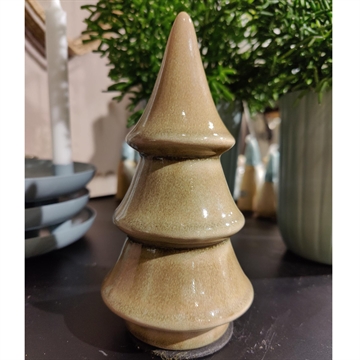 2Have - Keramik Juletræ H:18,5 - Brun