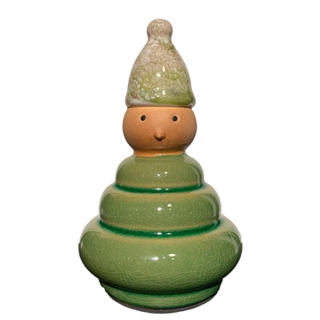 2HAVE - Keramik Nisse H:13cm - Grøn