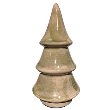 2HAVE - Keramik Juletræ H:18cm - Grå/Grøn