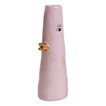 Speedtsberg - Vase, Kylling H:16cm - Rosa/Prik
