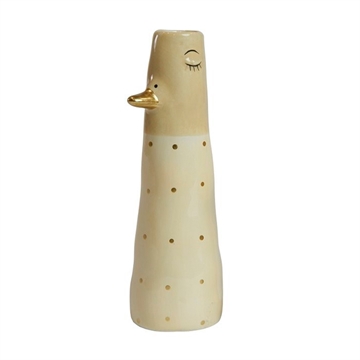 Speedtsberg - Vase, Kylling H:16cm - Gul/Prik