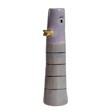 Speedtsberg - Vase, Kylling H:18cm - Lilla/Strib