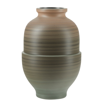 Bahne - Handmade Vase H:24cm - Brown