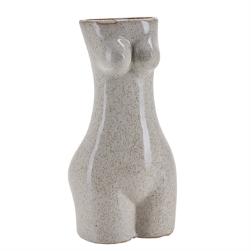 Bahne - Kvindekrop Vase H:24cm - Hvid