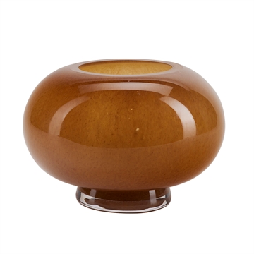 Bahne - Shape Vase H:12cm - Brown