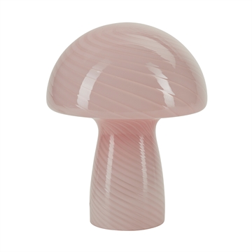 Bahne - Mushroom Lampe Fra Bahne - H:23cm - Rose