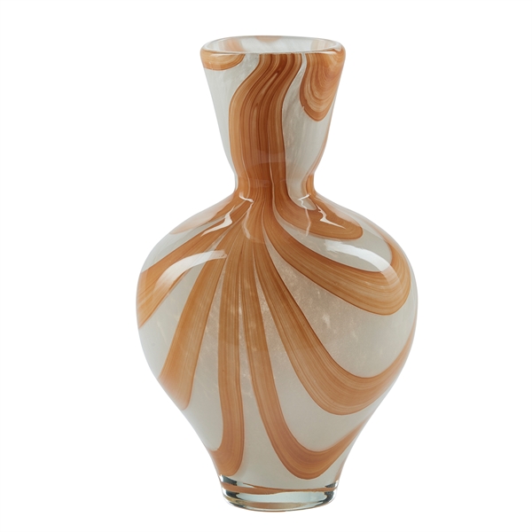 Bahne - Swirl Vase H:23,5cm -  Burned