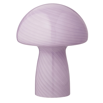 Bahne - Mushroom Lampe Fra Bahne - H:23cm - Lavendel