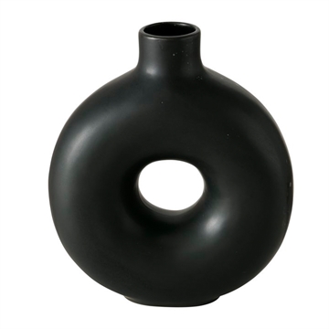 Boltze - Lanyo Vase H:20cm - Sort