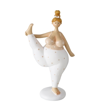 Boltze - Yoga Dame Nr.2 H:22cm - White
