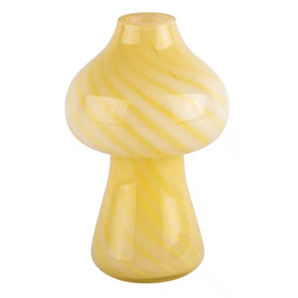 CHAKAR - Glas Vase H:20cm - Gul