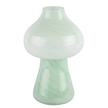 CHAKAR - Glas Vase H:20cm - Grøn