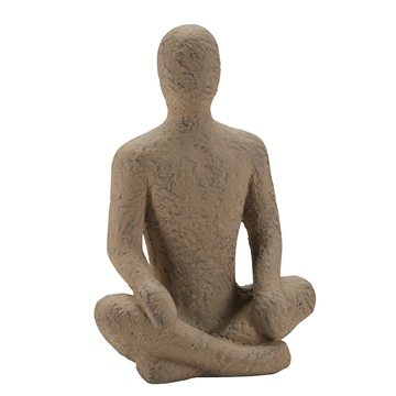 Cozy Living - Sitting Man Figur H:20cm - Keramik 