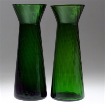 Henriques - Twist Hyacintglas H:20cm - Mørk Grøn