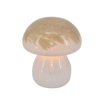 La Vida - Mushroom Glaslampe H:15cm - Sand