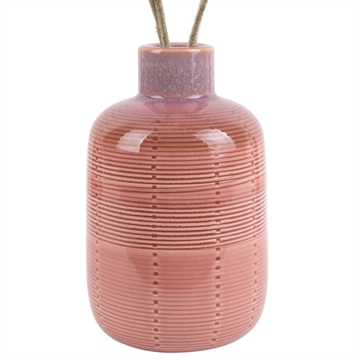 Present Time - Keramik Vase H:18,5cm - Pink