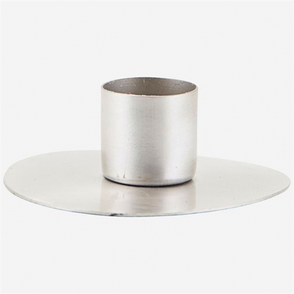 House Doctor - Circle Lysestage D:7cm- Silver