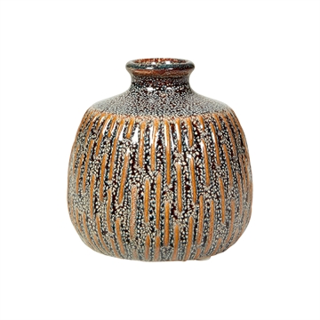 Speedtsberg Keramik Vase H.11,5cm - Black/Burn