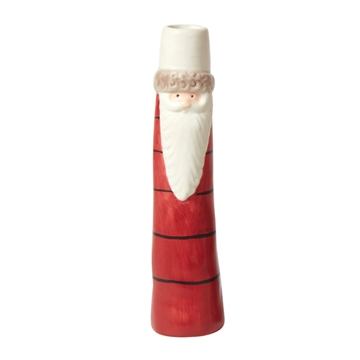 Speedtsberg - Julemand Vase H:15cm - Rød Strib