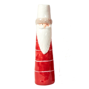 Speedtsberg -Julemand Vase H:20cm - Rød Strib