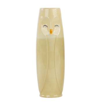 Speedtsberg - Ugle Vase H:16cm - Gul