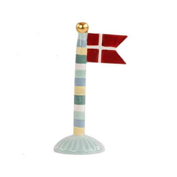 Speedtsberg - Keramik Flag H:14cm - Blå/Gul
