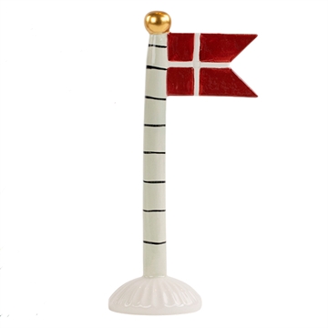 Speedtsberg - Keramik Flag H:19cm - Grøn/Sort