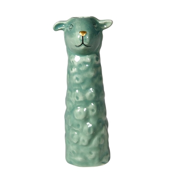 Speedtsberg - Keramik Vase, Får - H:13cm - Grøn